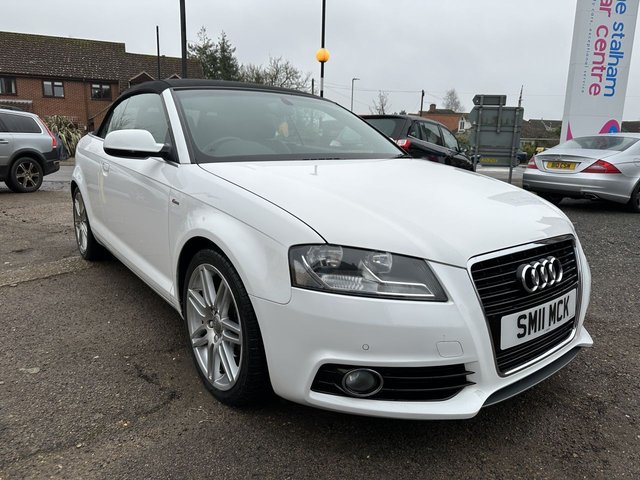 2011 11 Audi A3 Cabriolet 2.0 TDI S line Convertible 2dr Diesel S Tronic Euro 5 (s/s) (140 ps)