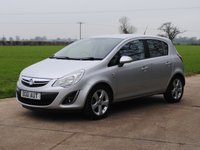 USED 2011 61 VAUXHALL CORSA 1.2 16V SXi Hatchback 5dr Petrol Manual Euro 5 (A/C) (85 ps) www.suffolkcarcentre.co.uk - Located at Ilketshall
