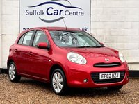 USED 2012 62 NISSAN MICRA 1.2 12V Acenta Hatchback 5dr Petrol CVT Euro 5 (80 ps) www.suffolkcarcentre.co.uk - Located at Lowestoft