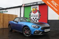 USED 2018 68 ABARTH 124 SPIDER 1.4 MultiAir Convertible 2dr Petrol Manual Euro 6 (170 ps) VIEW AND RESERVE ONLINE OR CALL 01527-853940 FOR MORE INFO.