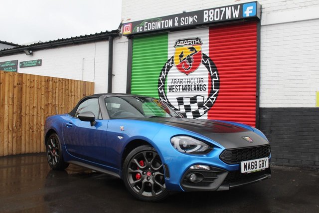 2018 68 Abarth 124 Spider 1.4 MultiAir Convertible 2dr Petrol Manual Euro 6 (170 ps)