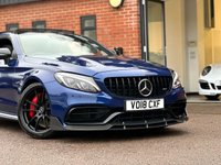 USED 2018 18 MERCEDES-BENZ C CLASS 4.0 C63 V8 BiTurbo AMG S (Premium) Coupe 2dr Petrol SpdS MCT Euro 6 (s/s) (510 ps) HIGH SPEC