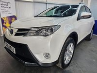 USED 2013 63 TOYOTA RAV4 2.2 D-4D Invincible SUV 5dr Diesel Manual 4WD Euro 5 (150 ps) Reversing Camera, FSH, Cruise Control, DAB Radio