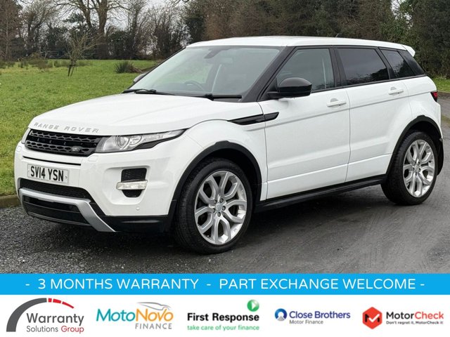 2014 14 Land Rover Range Rover Evoque 2.2 SD4 Dynamic SUV 5dr Diesel Auto 4WD Euro 5 (s/s) (190 ps)