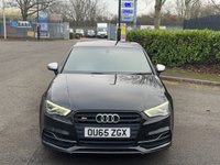 USED 2015 65 AUDI S3 2.0 TFSI Saloon 4dr Petrol S Tronic quattro Euro 6 (s/s) (Nav) (300 ps) 