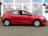 USED 2019 19 KIA RIO 1.25 1 Hatchback 5dr Petrol Manual Euro 6 (s/s) (83 bhp) Finished in BLAZE RED with Dark Grey Trim.  This Low Mileage, Kia Rio has a lot going for it. It has great looks, Comfortable and Economical to drive. Ideal for the small family or 1st time driver.  Features include, Air Con, B/Tooth, Tinted Windows, Balance of Kia 7 year Warranty and much more. Serviced at 8877 miles, 24764 miles, 33192 miles and on arrival at 51385 miles.