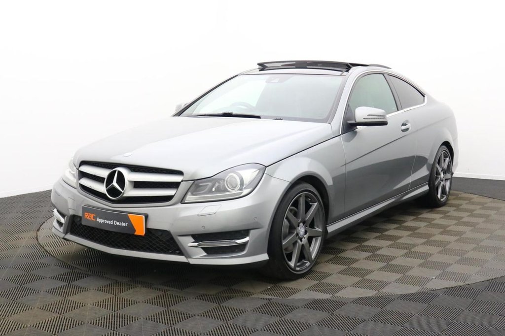 USED 2015 15 MERCEDES-BENZ C-CLASS 2.1 C250 CDI AMG Sport Edition Coupe 2dr Diesel G-Tronic+ Euro 5 (s/s) (204 ps) Sat Nav Pan Roof