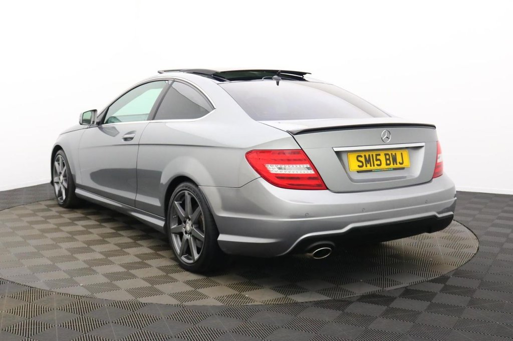 USED 2015 15 MERCEDES-BENZ C-CLASS 2.1 C250 CDI AMG Sport Edition Coupe 2dr Diesel G-Tronic+ Euro 5 (s/s) (204 ps) Sat Nav Pan Roof
