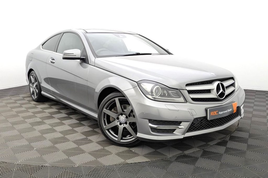 USED 2015 15 MERCEDES-BENZ C-CLASS 2.1 C250 CDI AMG Sport Edition Coupe 2dr Diesel G-Tronic+ Euro 5 (s/s) (204 ps) Sat Nav Pan Roof