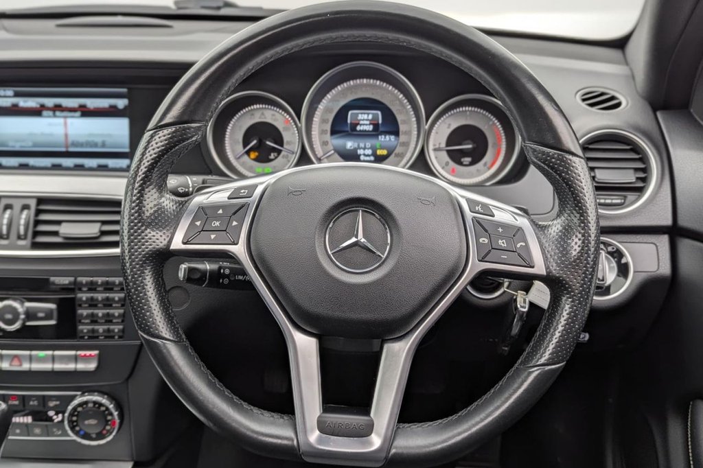 USED 2015 15 MERCEDES-BENZ C-CLASS 2.1 C250 CDI AMG Sport Edition Coupe 2dr Diesel G-Tronic+ Euro 5 (s/s) (204 ps) Sat Nav Pan Roof