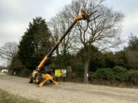 USED 2014 14 JCB TELEHANDLER 535/125 TELEPORTER,12.5 METRE REACH,HYDRAULIC LEGS,2014 RECENT SERVICE & 4 NEW TYRES,2014