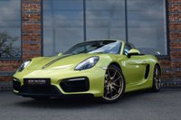 USED 2015 15 PORSCHE BOXSTER 3.4 981 GTS Convertible 2dr Petrol Manual Euro 6 (s/s) (330 ps) PTS PERIDOT GREEN / MANUAL!!