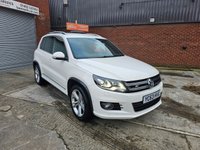 USED 2013 63 VOLKSWAGEN TIGUAN 2.0 TDI BlueMotion Tech R-Line SUV 5dr Diesel Manual 4WD Euro 5 (s/s) (140 ps) R-Line Design