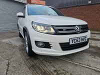 USED 2013 63 VOLKSWAGEN TIGUAN 2.0 TDI BlueMotion Tech R-Line SUV 5dr Diesel Manual 4WD Euro 5 (s/s) (140 ps) R-Line Design