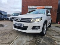 USED 2013 63 VOLKSWAGEN TIGUAN 2.0 TDI BlueMotion Tech R-Line SUV 5dr Diesel Manual 4WD Euro 5 (s/s) (140 ps) R-Line Design