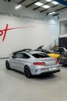 USED 2018 18 MERCEDES-BENZ C CLASS 4.0 C63 V8 BiTurbo AMG S (Premium) Coupe 2dr Petrol SpdS MCT Euro 6 (s/s) (510 ps) SILVER CARBON/VALVE CONTROLLER