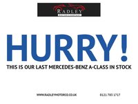 USED 2016 16 MERCEDES-BENZ A-CLASS 1.5 A180d Sport (Executive) Hatchback 5dr Diesel 7G-DCT Euro 6 (s/s) (109 ps) 6 MONTHS RAC PLATINUM WARRANTY