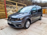 USED 2018 68 VOLKSWAGEN CADDY MAXI LIFE 5 Seat Petrol Auto Wheelchair Accessible Disabled Access Vehicle WAV 