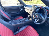 USED 2018 18 ABARTH 124 SPIDER 1.4 MultiAir Convertible 2dr Petrol Auto Euro 6 (170 ps) ANTI GLARE PACKAGE - 22,000 MILES - RED LEATHER - HEATED SEATS - TURINI WHITE - AUTOMATIC