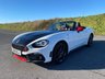 USED 2018 18 ABARTH 124 SPIDER 1.4 MultiAir Convertible 2dr Petrol Auto Euro 6 (170 ps) ANTI GLARE PACKAGE - 22,000 MILES - RED LEATHER - HEATED SEATS - TURINI WHITE - AUTOMATIC
