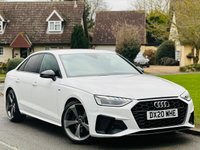 USED 2020 20 AUDI A4 2.0 TFSI 35 Black Edition Saloon 4dr Petrol S Tronic Euro 6 (s/s) (150 ps) SAT NAV+LEATHER+CAMERA+FASH++