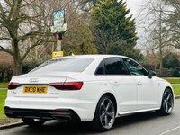 USED 2020 20 AUDI A4 2.0 TFSI 35 Black Edition Saloon 4dr Petrol S Tronic Euro 6 (s/s) (150 ps) SAT NAV+LEATHER+CAMERA+FASH++
