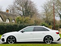 USED 2020 20 AUDI A4 2.0 TFSI 35 Black Edition Saloon 4dr Petrol S Tronic Euro 6 (s/s) (150 ps) SAT NAV+LEATHER+CAMERA+FASH++