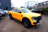 USED 2023 73 FORD RANGER 2.0 TD EcoBlue Wildtrak Pickup Double Cab 4dr Diesel Auto 4WD Euro 6 (s/s) (205 ps)-&pound;31000.00 Plus Vat-1 OWNER-VAT QUALIFYING-FINISHED IN CYBER ORANGE METALLIC-TRAILER TOW PREP PACK-POWER PACK 3-POWERED ROLLER SHUTTER-CLIMATE CONTROL-CRUISE CONTROL-MFSW-SATNAV-DAB RADIO-BLUETOOTH-SUPERB LOOKING FORD RANGER. 