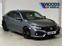 USED 2018 68 HONDA CIVIC 1.6 i-DTEC SR Hatchback 5dr Diesel Auto Euro 6 (s/s) (120 ps) 