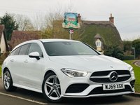 USED 2019 69 MERCEDES-BENZ CLA 1.3 CLA180 AMG Line Shooting Brake 5dr Petrol 7G-DCT Euro 6 (s/s) (136 ps) LOW MILES+LEATHER+SAT NAV+ULEZ
