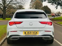 USED 2019 69 MERCEDES-BENZ CLA 1.3 CLA180 AMG Line Shooting Brake 5dr Petrol 7G-DCT Euro 6 (s/s) (136 ps) LOW MILES+LEATHER+SAT NAV+ULEZ
