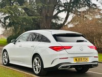USED 2019 69 MERCEDES-BENZ CLA 1.3 CLA180 AMG Line Shooting Brake 5dr Petrol 7G-DCT Euro 6 (s/s) (136 ps) LOW MILES+LEATHER+SAT NAV+ULEZ