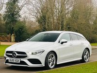 USED 2019 69 MERCEDES-BENZ CLA 1.3 CLA180 AMG Line Shooting Brake 5dr Petrol 7G-DCT Euro 6 (s/s) (136 ps) LOW MILES+LEATHER+SAT NAV+ULEZ