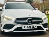 USED 2019 69 MERCEDES-BENZ CLA 1.3 CLA180 AMG Line Shooting Brake 5dr Petrol 7G-DCT Euro 6 (s/s) (136 ps) LOW MILES+LEATHER+SAT NAV+ULEZ
