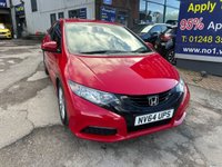 USED 2014 64 HONDA CIVIC 2014/64 1.4 i-VTEC S Hatchback 5dr Petrol Manual Euro 5 (s/s) (Non-DAB) (100 ps), 2 Previous owners, Only 69000 miles *********** ONLY 69000 MILES ************