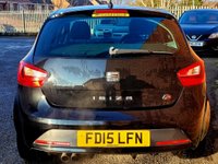 USED 2015 15 SEAT IBIZA 1.2 TSI FR Black Hatchback 5dr Petrol Manual Euro 5 (105 ps) 