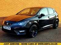 USED 2015 15 SEAT IBIZA 1.2 TSI FR Black Hatchback 5dr Petrol Manual Euro 5 (105 ps) 