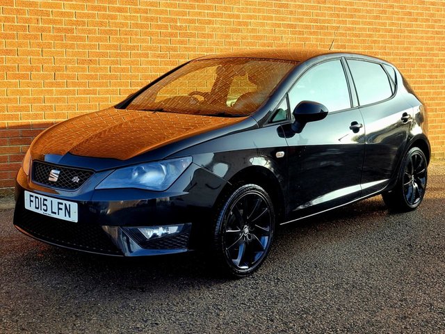 2015 15 Seat Ibiza 1.2 TSI FR Black Hatchback 5dr Petrol Manual Euro 5 (105 ps)