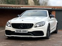 USED 2017 66 MERCEDES-BENZ C CLASS 4.0 C63 V8 BiTurbo AMG S (Premium) Cabriolet 2dr Petrol SpdS MCT Euro 6 (s/s) (510 ps) 