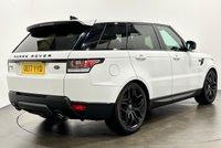 USED 2017 17 LAND ROVER RANGE ROVER SPORT 3.0 SD V6 HSE Dynamic SUV 5dr Diesel Auto 4WD Euro 6 (s/s) (306 ps) Striking Fuji White, 306 BHP Range Rover Sport, Full Ebony Leather, Heated Front / Rear Seats, Heated Steering Wheel, Electric Deployable Towbar, 21" Satin Alloy Wheels