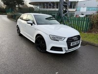 USED 2017 17 AUDI A3 1.4 TFSI CoD S line Sportback **FINANCE AVAILABLE**LOW MILES** **LOW MILES**FINANCE  AVAILABLE**