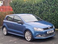 USED 2015 15 VOLKSWAGEN POLO 1.4 TSI BlueMotion Tech ACT BlueGT Hatchback 5dr Petrol DSG Euro 6 (s/s) (150 ps) ADAPTIVE CRUISE | 28,000 MILES