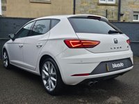 USED 2017 17 SEAT LEON 1.4 EcoTSI FR Technology Hatchback 5dr Petrol Manual Euro 6 (s/s) (150 ps) Dual Climate Control, Combi Leather Seats, Satellite Navigation, Cruise Control, Bluetooth Connectivity, Voice Control, USB, Rain Sensors, Sport Driving Mode, Auto Dimming Rear View Mirror, Power Folding Wing Mirrors, Privacy Glass, DAB Radio, Apple CarPlay, Android Auto, LED Running Lights, Front and Rear Rear Sensors.