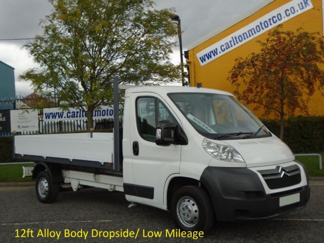 2010 60 Citroen Relay 35 2.2HDi 120ps L3 Dropside Pickup 12ft body Free UK Delivery,