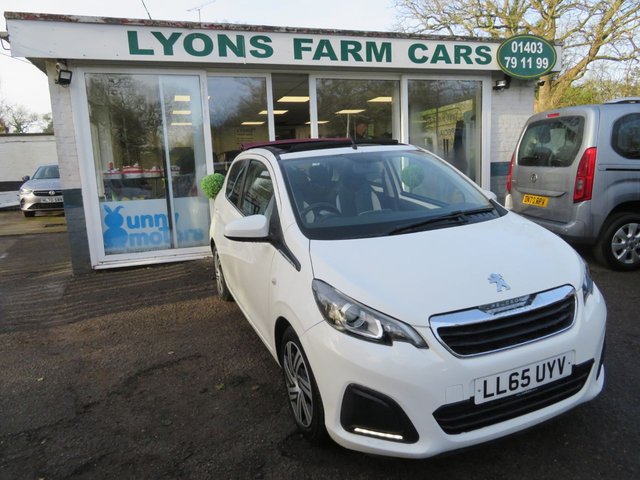2015 65 Peugeot 108 1.0 Active Top! 5dr Petrol 2 Tronic Euro 6 (68 ps) Automatic Electric Roof