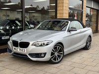 USED 2019 BMW 2 SERIES 1.5 218i GPF Sport Convertible 2dr Petrol Auto Euro 6 (s/s) (136 ps) REAR CAMERA | PARK ASSIST F + R