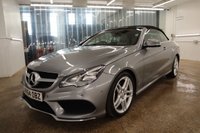 USED 2014 64 MERCEDES-BENZ E-CLASS 3.0 E350d V6 BlueTEC AMG Sport Cabriolet 2dr Diesel G-Tronic+ Euro 6 (s/s) (252 ps) 