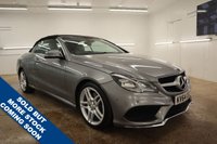 USED 2014 64 MERCEDES-BENZ E-CLASS 3.0 E350d V6 BlueTEC AMG Sport Cabriolet 2dr Diesel G-Tronic+ Euro 6 (s/s) (252 ps) 
