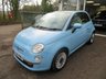 USED 2014 14 FIAT 500 1.2 Lounge Hatchback 3dr Petrol Manual Euro 6 (s/s) (69 bhp) Very Low Insurance Group! Only &pound;35 Road Tax! Great MPG! Superb Service History & Just Serviced, One Owner, MOT until August 2025, Clutch / Cambelt / Waterpump recently replaced