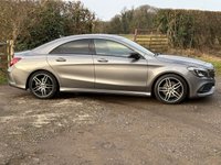 USED 2017 67 MERCEDES-BENZ CLA 2.1 CLA220d AMG Line Coupe 4dr Diesel 7G-DCT Euro 6 (s/s) (177 ps) EXCELLENT 80+MPG, PAN ROOF, NAV
